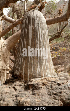 Paese Dogon : villaggio di Tiogou (Bandiagara scarpata) Foto Stock