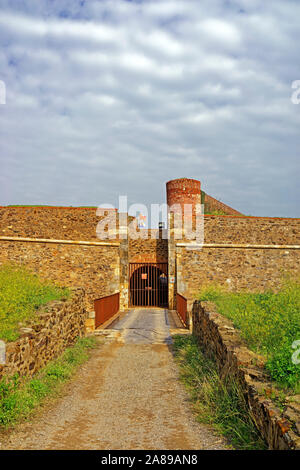 Il Festung, Château Royal de Collioure Foto Stock