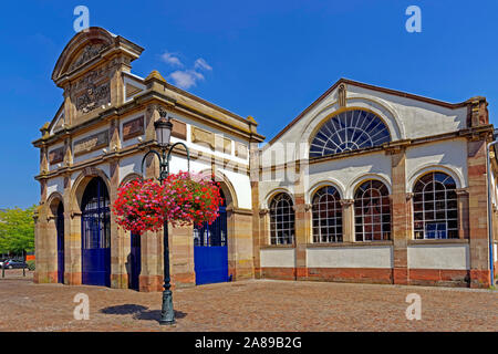 Markthalle, Hopfenhalle, Les Halles, Halle aux Houblons, erbaut 1867 - 1881 Foto Stock