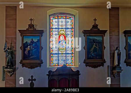 Kirche, Staint-Georges, Église Saint-Georges de Châtenois, erbaut 1759 - 1762 Foto Stock