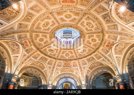 Kunsthistorisches Museum Il Museo delle Belle Arti foyer a Vienna Austria Foto Stock