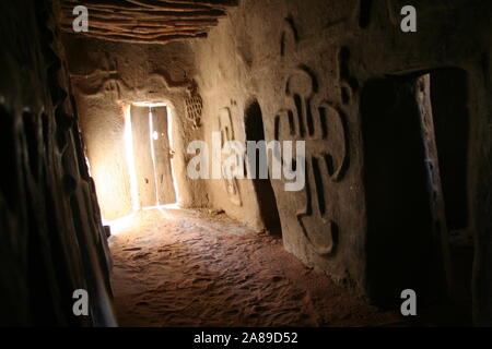 Paese Dogon : villaggio di Makou (Pignari) Foto Stock