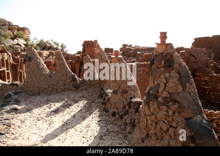 Paese Dogon : villaggio di Makou (Pignari) Foto Stock