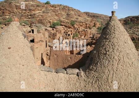 Paese Dogon : villaggio di Makou (Pignari) Foto Stock