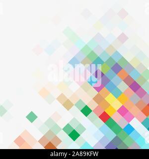 La luce blu, giallo, rosa, verde, arancione formato vettoriale con linee, rettangoli. Moderno illustrazione astratta con rettangoli colorati. Design intelligente per Illustrazione Vettoriale