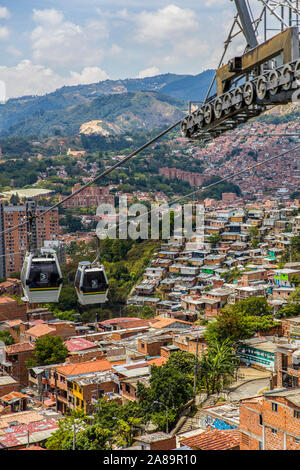 MEDELLIN, Colombia - 12 settembre 2019: vista a Medellin, Colombia. Medellin è la capitale della Colombia Antioquia montagnosa provincia e seconda grande Foto Stock