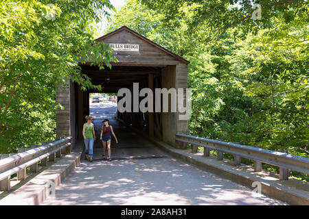 I tori di Ponte in Kent, Connecticut. Foto Stock