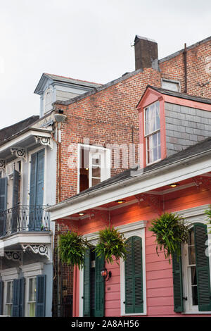 Il Quartiere Francese di New Orleans, in Louisiana. Foto Stock