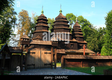 Open Air Museum di architettura popolare e vita rurale, Lviv, Ucraina Foto Stock