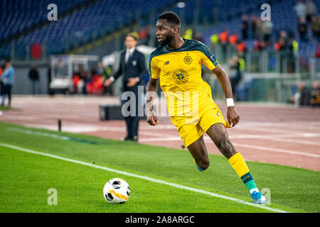 Roma, Italia. 07 Nov, 2019. LAZIO X CELTIC - buttare durante il match tra Lazio vs Celtic tenutasi presso l'Estadio Olimpico di Roma. Il match è valido per Europa Liga 2019/2020. (Foto: Richard Callis/Fotoarena) Credito: Foto Arena LTDA/Alamy Live News Foto Stock