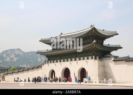 Il Palazzo Gyeongbokgung Foto Stock