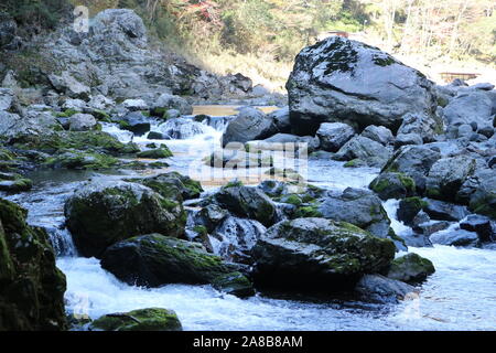 Fiume Gokase, Takachiho Foto Stock