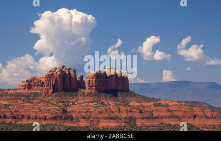 Il paesaggio del deserto, Sedona, in Arizona, Stati Uniti d'America Foto Stock