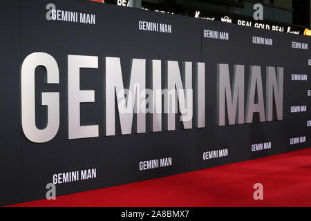 "Gemini Man' Premiere al cinese TCL teatro IMAX il 6 ottobre 2019 a Los Angeles, CA dotata di: atmosfera dove: Los Angeles, California, Stati Uniti quando: 07 Ott 2019 Credit: Nicky Nelson/WENN.com Foto Stock