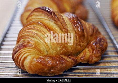 Il 'real' croissant francesi Foto Stock