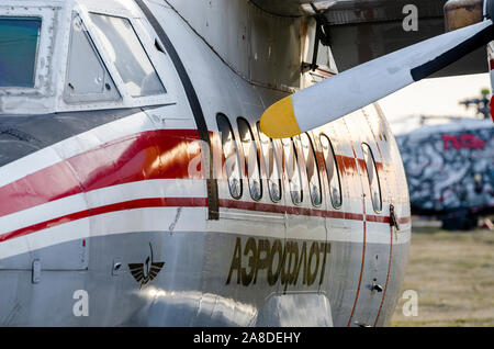 Kiev, Ucraina, 7 marzo 2019 - National Aviation Museum. Editoriale Foto Stock