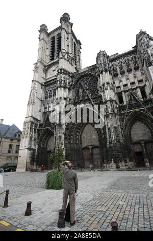 Troyes, Aube, Grand Est, Francia Foto Stock