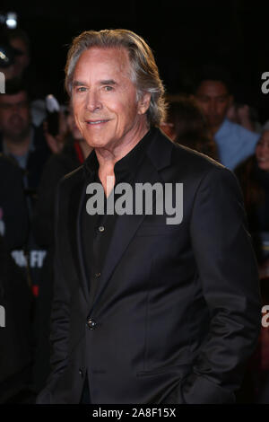 La BFI 63a London Film Festival Premiere Europeo di "coltelli disinseriti" tenutasi presso l' Odeon Luxe, Leicester Square - Arrivi con: Don Johnson dove: Londra, Regno Unito quando: 08 Ott 2019 Credit: Mario Mitsis/WENN.com Foto Stock