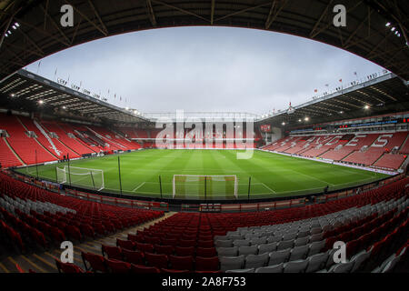 Il 2 novembre 2019, Bramall Lane, Sheffield, Inghilterra; Premier League, Sheffield Regno v Burnley : un generale di vies Bramall Lane Credito: Mark Cosgrove/news immagini Foto Stock