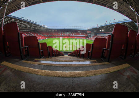 Il 2 novembre 2019, Bramall Lane, Sheffield, Inghilterra; Premier League, Sheffield Regno v Burnley : una vista generale di Bramall Lane Credito: Mark Cosgrove/news immagini Foto Stock