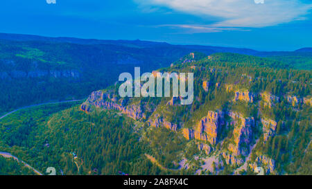 Spearfish Canyon, Black Hills National Forest, South Dakota, Black Hills regione. Foto Stock