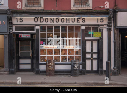 O'Donoghue's public house a Dublino Irlanda Foto Stock