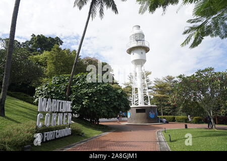 Fort Canning Light House a Fort Canning Park, Singapore Foto Stock