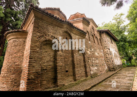 La parte antica della antica chiesa di Boyana sulla periferia di Sofia Foto Stock