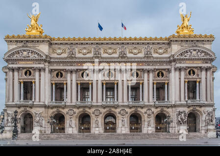 Parigi, Teatro dell'Opera, Opera Garnier e Accademia Nazionale di Musica, Francia Foto Stock