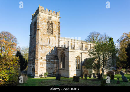 Saint Michaels Chiesa, Strada Nuova, grande Tew, Oxfordshire, England, Regno Unito Foto Stock