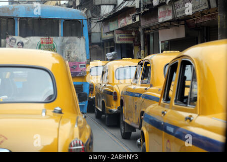 Taxi di Kolkata Foto Stock