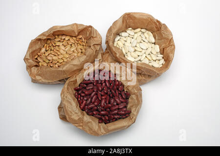 Sacchi di fagioli Foto Stock