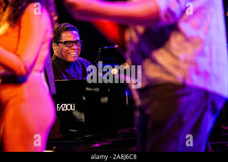 Milano Italia 1 novembre 2019 Herbie Hancock live al Conservatorio Giuseppe Verdi © Roberto Finizio / Alamy Foto Stock