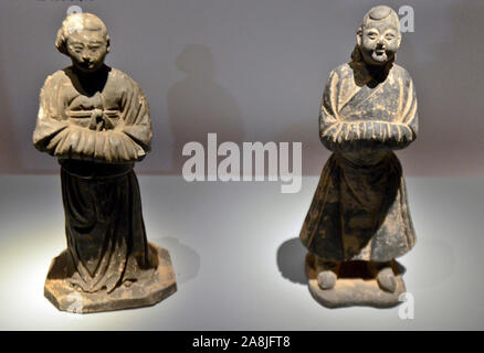 Statue mongolo. Museo Dell'Arte Mongola Di Ordos, Cina Foto Stock