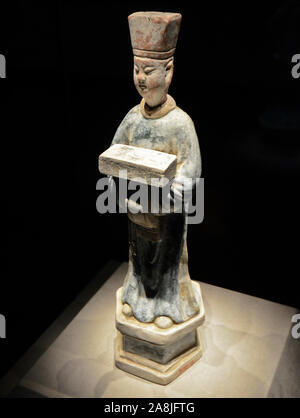 Statua mongola. Museo Dell'Arte Mongola Di Ordos, Cina Foto Stock