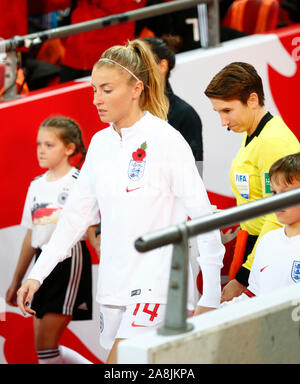 Londra, Regno Unito. 09Nov, 2019. Londra, Inghilterra. Novembre 09: Leah Williamson di Inghilterra donne durante le donne amichevole internazionale tra le donne in Inghilterra e in Germania Le Donne allo stadio di Wembley a Londra, in Inghilterra, il 09 novembre 2019 Credit: Azione Foto Sport/Alamy Live News Foto Stock