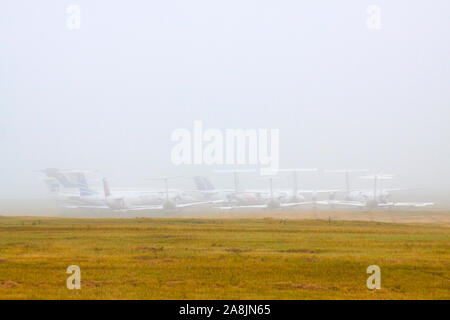 Cimitero dell'aereo Foto Stock