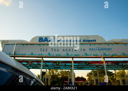 Denpasar, Indonesia - 2 Settembre 2019: Aeroporto Internazionale Ngurah Rai di Bali Foto Stock