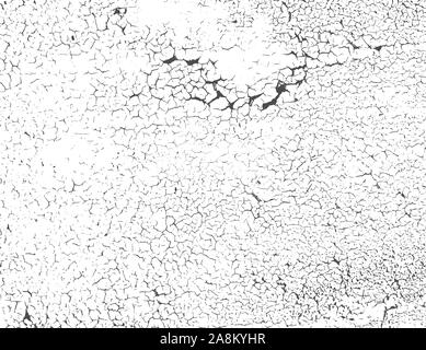 Le incrinature Grunge background urbano. Effetto invecchiato. Illustrazione di sovrapposizione su qualsiasi progetto per creare una schifezza vintage effetto rustico e profondità. Per Illustrazione Vettoriale