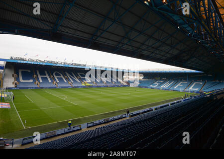 9 novembre 2019, Hillsborough, Sheffield, Inghilterra; Sky scommessa campionato, Sheffield Mercoledì v Swansea City : Hillsborough Stadium vista generale. Credito: Dean Williams/news immagini Foto Stock