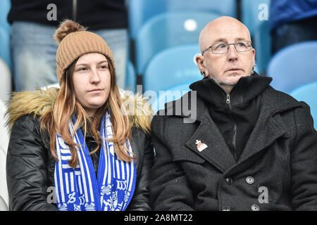 9 novembre 2019, Hillsborough, Sheffield, Inghilterra; Sky scommessa campionato, Sheffield Mercoledì v Swansea City : Sheffield Mercoledì sostenitori. Credito: Dean Williams/news immagini Foto Stock