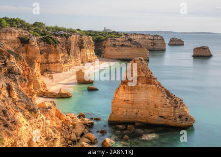 Praia da Marinha, lagoa, algarve, portogallo, Europa Foto Stock