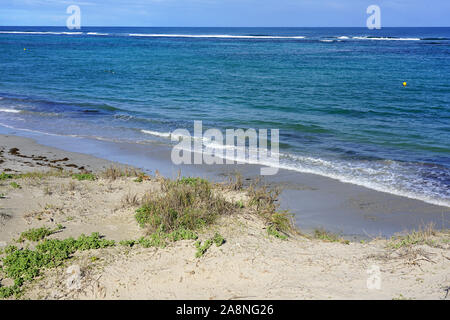 Vista della spiaggia di Horrocks nella metà ovest dell'Australia Occidentale Foto Stock