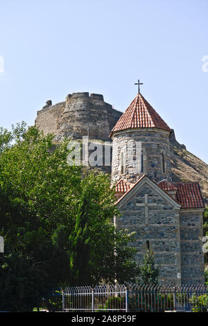 Gori fortezza e Chiesa, Georgia Foto Stock