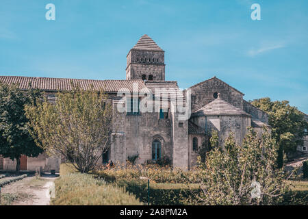 Saint-Remy-de-Provence, Francia, settembre 24, 2018: Vecchia clinica psichiatrica Foto Stock