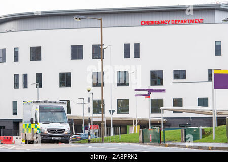 Pronto soccorso, ERI, A&e, Incidente ed emergenza, Royal Infirmary Edinburgh, Ambulance, Hospital, Little France Foto Stock