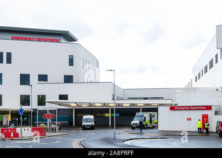 Pronto soccorso, ERI, A&e, Incidente ed emergenza, Royal Infirmary Edinburgh, Ambulance, Hospital, Little France Foto Stock