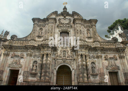 La Compañía de Jesús Chiesa, Quito, Ecuador Foto Stock