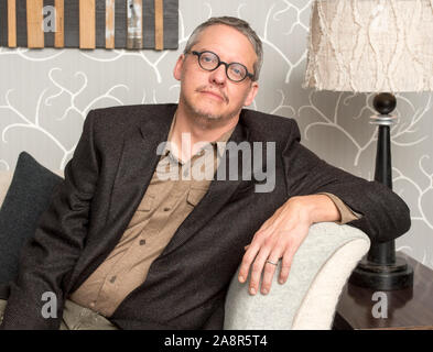 American film del regista Adam Mckay a Londra per il premier del suo nuovo film "Big Shorts'. Novembre 2015 Foto Stock