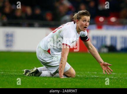 Londra, Inghilterra. Novembre 09: Ellen White di Inghilterra donne durante le donne amichevole internazionale tra le donne in Inghilterra e in Germania le donne a Wembley st Foto Stock